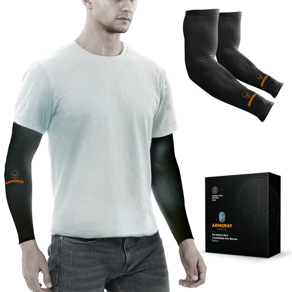 UV Protection Cooler Arm Cooling Sleeves Compression Fit Hand Cover Arm  Long Arm Sleeves 